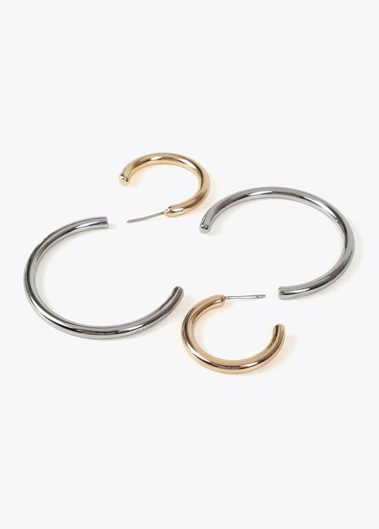 ORECCHINI SPIRALE BICOLORE