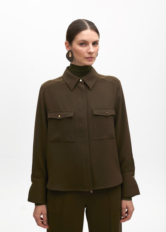 CAMICIA GIACCA CON TASCHE