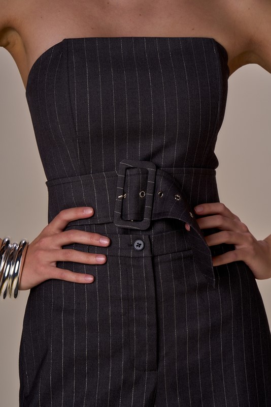 PANTALONE GESSATO LUREX