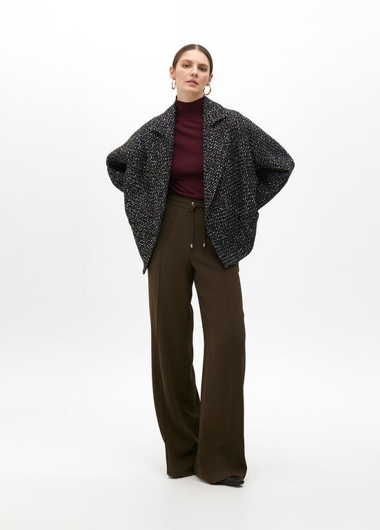 GIACCA TWEED FILI MULTICOLORE