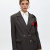 BLAZER DOPPIOPETTO OVERSIZE CON PATCH