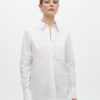 CAMICIA POPELINE OVERSIZE CON DETTAGLIO BOTTONI