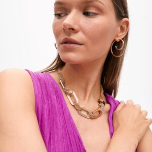 COLLANA CORTA MULTI-CATINETTE