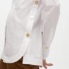 CAMICIA POPELINE OVERSIZE CON DETTAGLIO BOTTONI