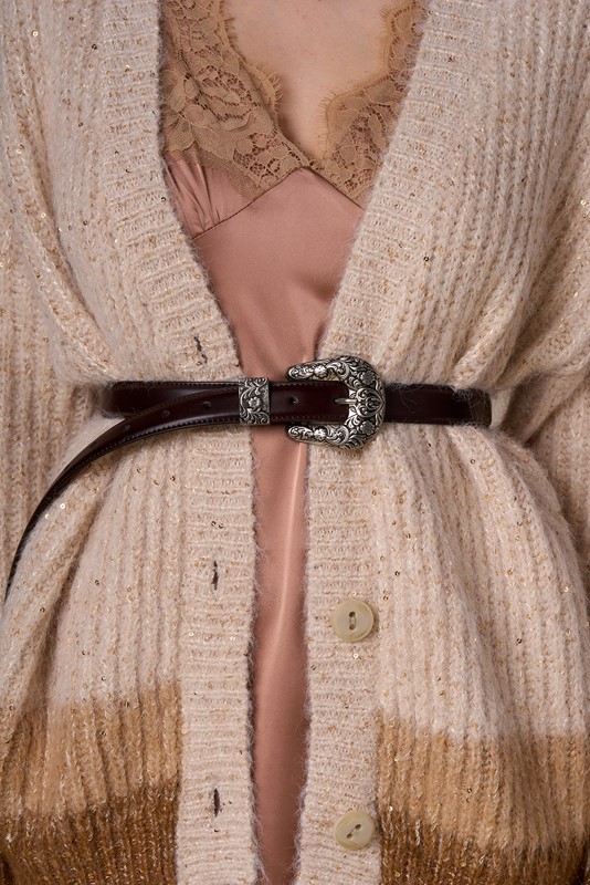 CINTURA FIBBIA LAVORATA