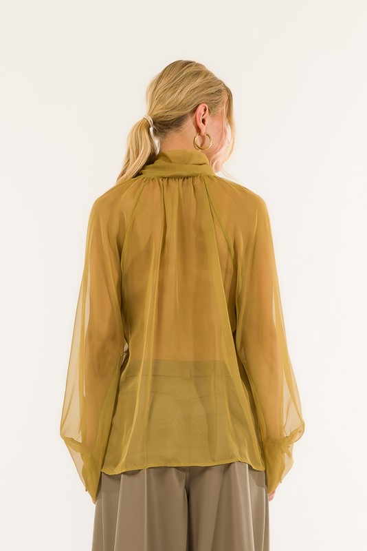 CAMICIA FIOCCO MANICA BALLON