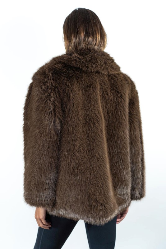 ECOPELLICCIA FRANGE COLLETTO ESTRAIBILI