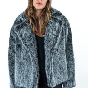 ECOPELLICCIA FRANGE RETRO CORTA