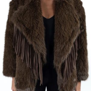 ECOPELLICCIA FRANGE COLLETTO ESTRAIBILI