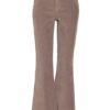 PANTALONE VELLUTO RIGHE CON CINTURA