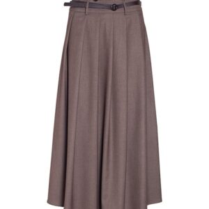 GONNA PIEGHE CON CINTURA