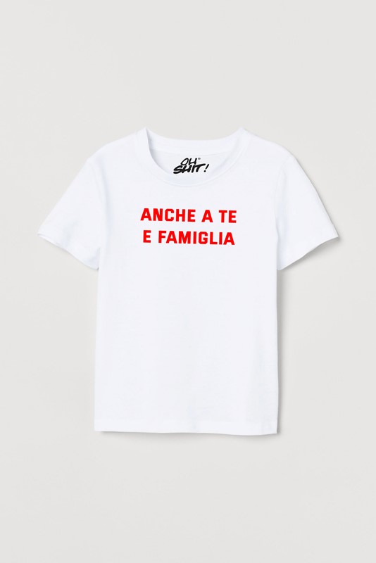 T-SHIRT ANCHE A TE E FAMIGLIA GLITTER