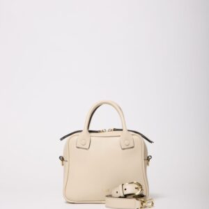 BAULETTO PELLE MARTELLATA CON TRACOLLA