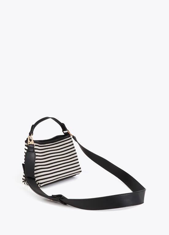 BORSA CON FINITURA A CONTRASTO