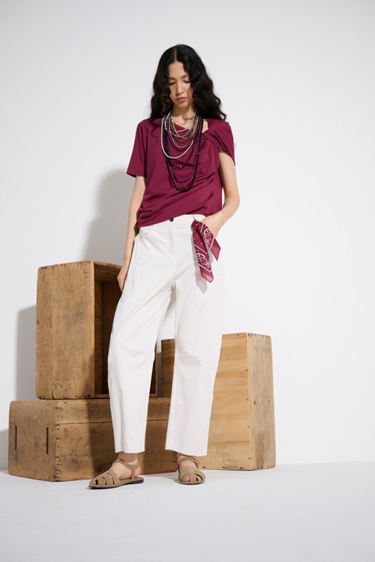 PANTALONE CON FOULARD