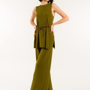 PANTALONE IN MAGLIA MISTO VISCOSA