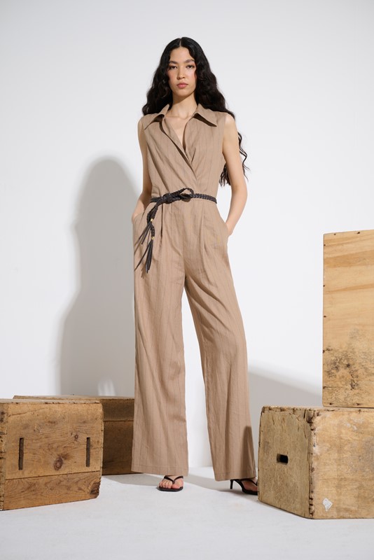 TUTA SMANICATA MISTO LINO E VISCOSA