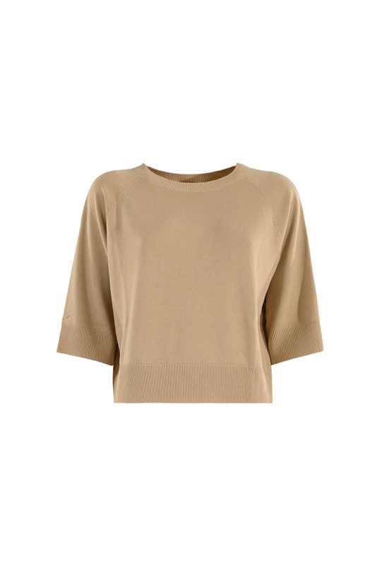 GIROCOLLO MANICA CORTA MISTO VISCOSA