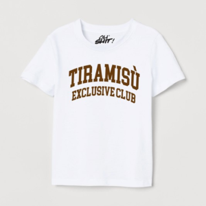 T-SHIRT COTONE TIRAMISÙ