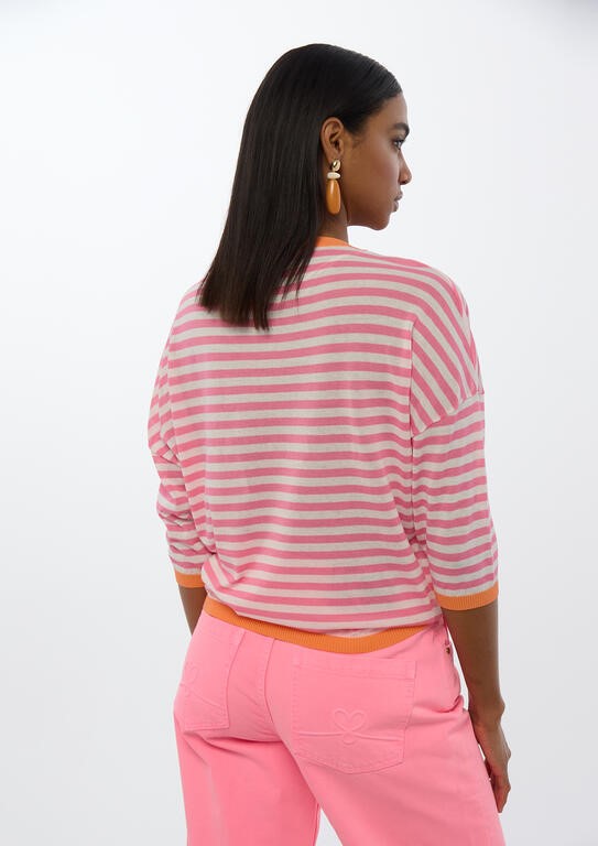 MAGLIA A RIGHE BICOLORE