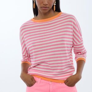 MAGLIA A RIGHE BICOLORE
