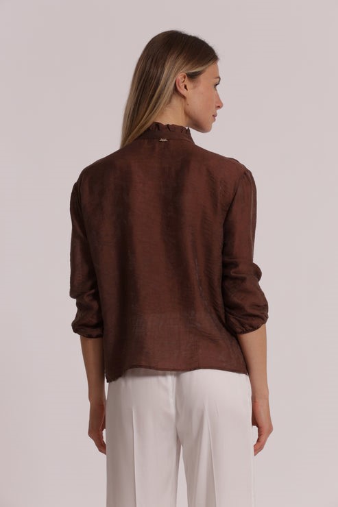 BLUSA IN TESSUTO JACQUARD