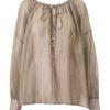 BLUSA CON LACCETTO E CATENA