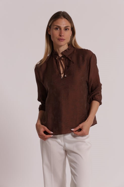 BLUSA IN TESSUTO JACQUARD