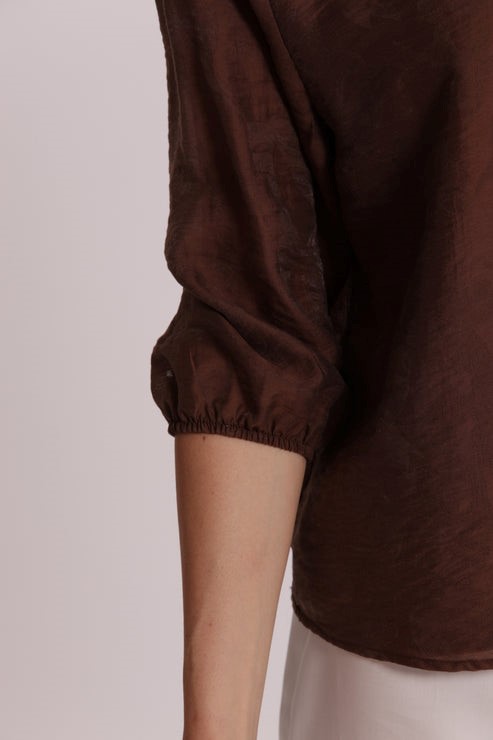 BLUSA IN TESSUTO JACQUARD