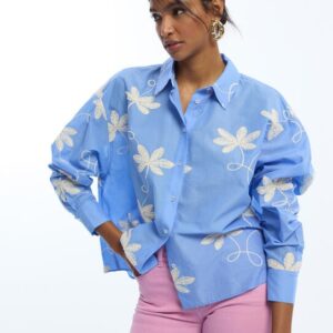 C678904EC707D95A0035067C8A430DA4_ CAMICIA IN COTONE RICAMO FIORI