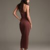 GONNA PAREO LUNGA BEACHWEAR DRAPEGGIATA