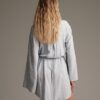 ABITO CAMICIA A RIGHE CON CINTURA IN CORDA