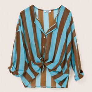 CAMICIA IN MUSSOLA STAMPATA