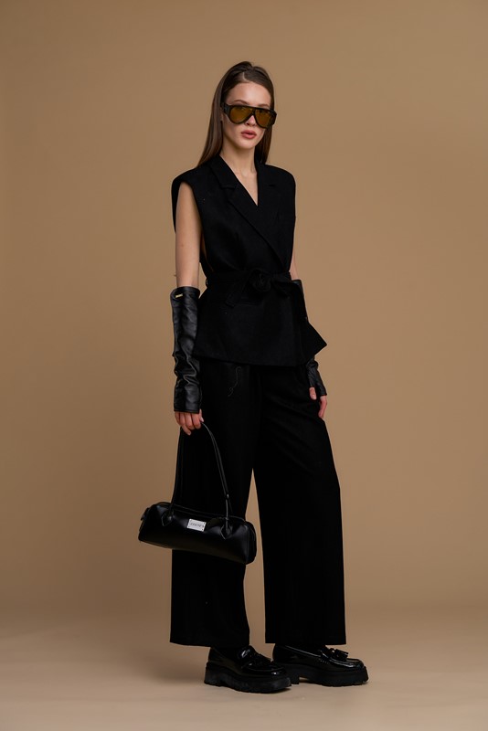 GILET STARDUST SPACCHI E CINTURA