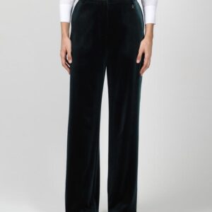 PANTALONI LUNGHI DRITTI IN VELLUTO