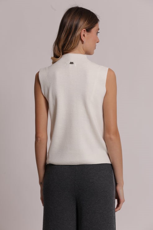 MAGLIA CARDIGAN SMANICATO